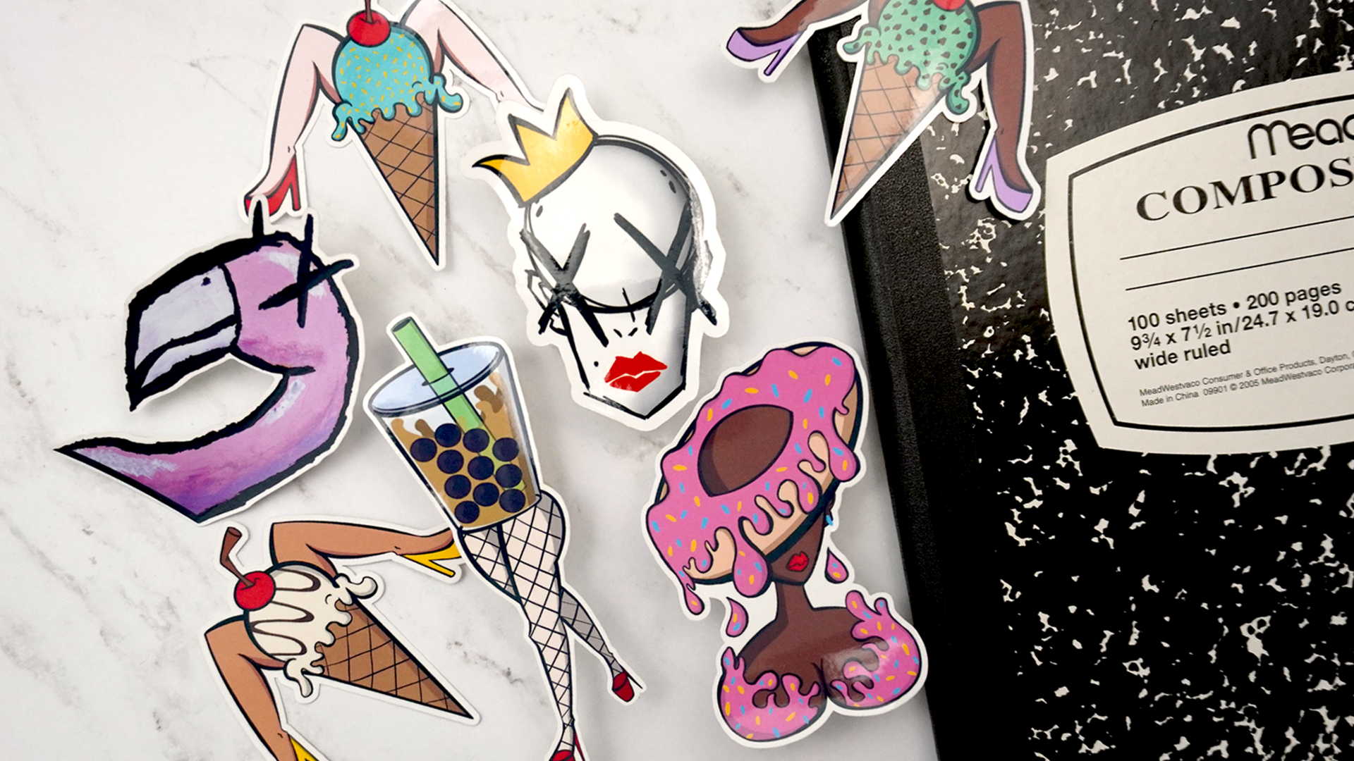 Single Stickers By Casual Covert