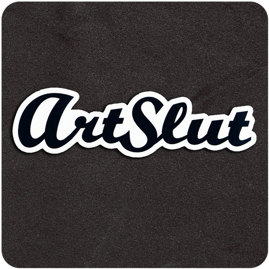 Art Slut Sticker By Casual Covert